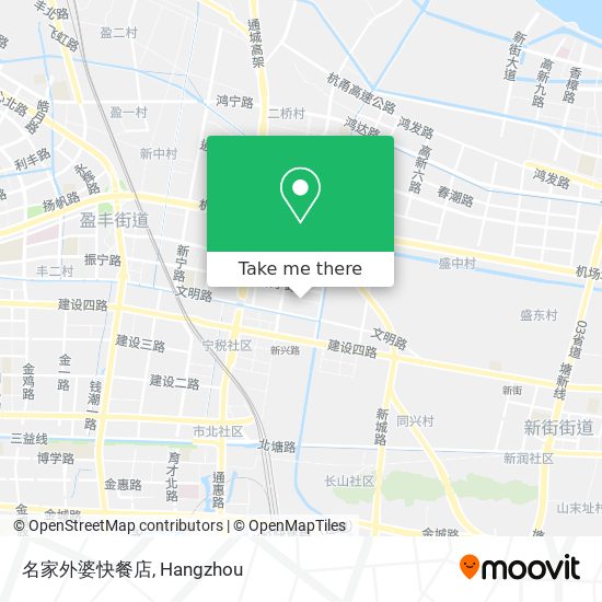 名家外婆快餐店 map