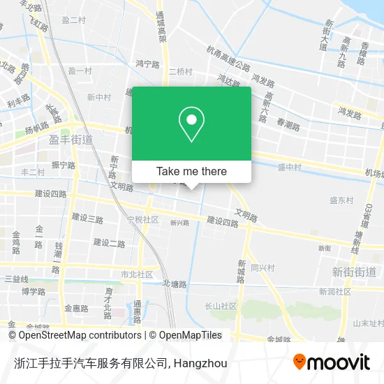 浙江手拉手汽车服务有限公司 map