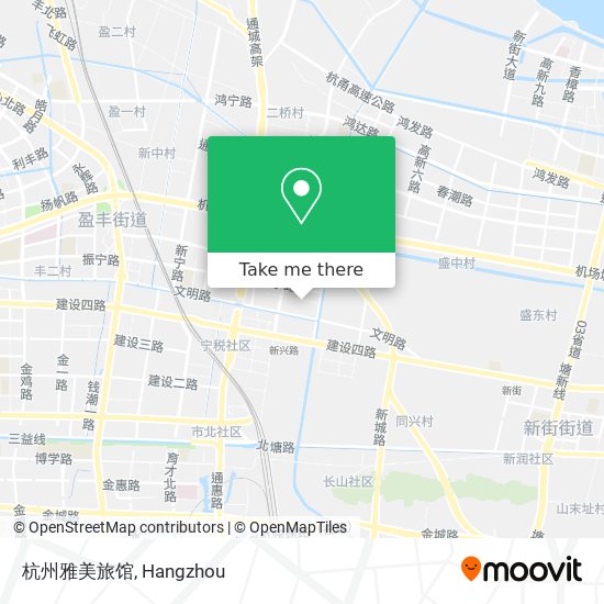 杭州雅美旅馆 map