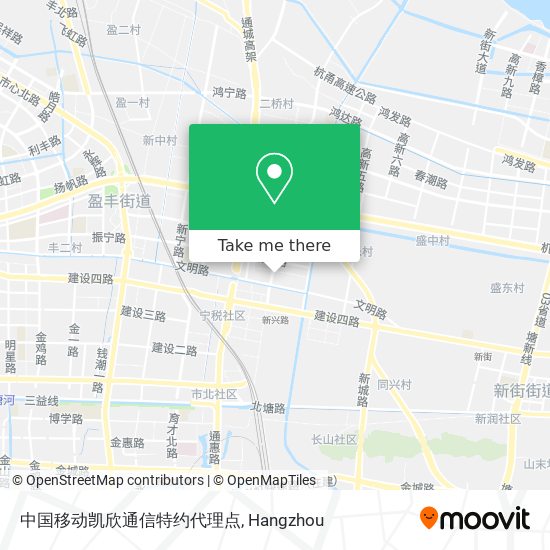 中国移动凯欣通信特约代理点 map