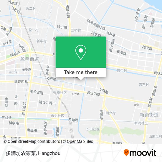 多满坊农家菜 map