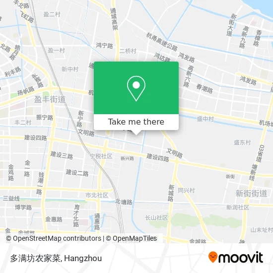 多满坊农家菜 map