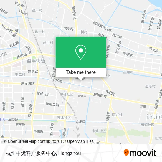 杭州中燃客户服务中心 map