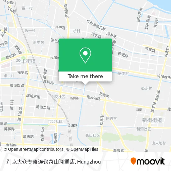 别克大众专修连锁萧山翔通店 map