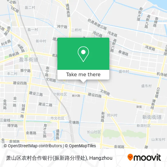 萧山区农村合作银行(振新路分理处) map