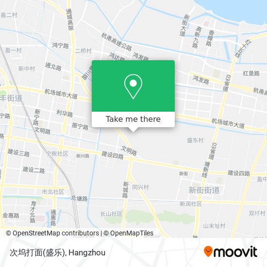 次坞打面(盛乐) map