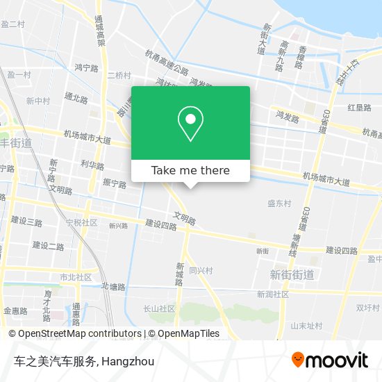 车之美汽车服务 map