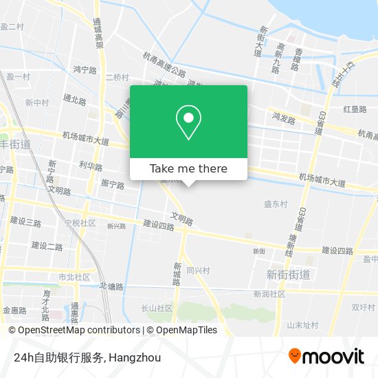 24h自助银行服务 map