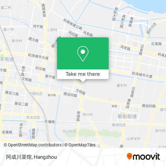 阿成川菜馆 map