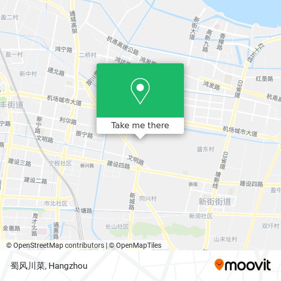 蜀风川菜 map