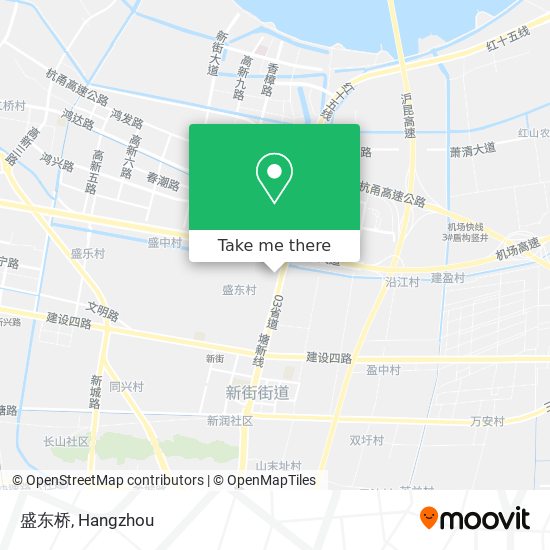 盛东桥 map
