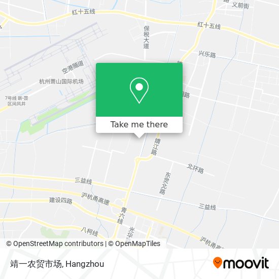 靖一农贸市场 map