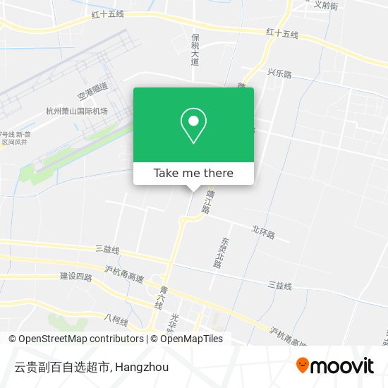 云贵副百自选超市 map