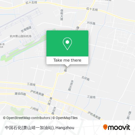 中国石化(萧山靖一加油站) map