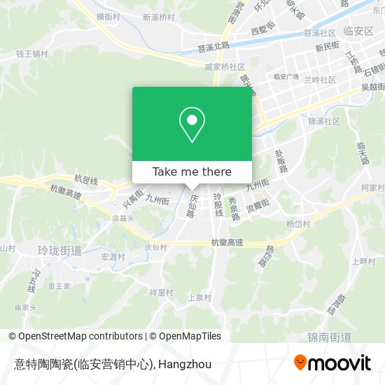 意特陶陶瓷(临安营销中心) map