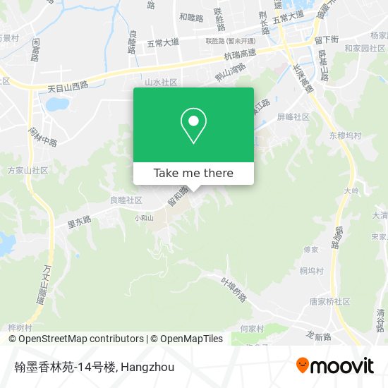 翰墨香林苑-14号楼 map