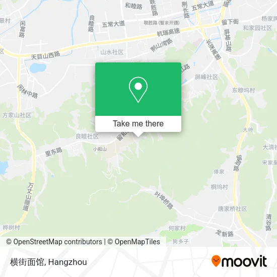 横街面馆 map