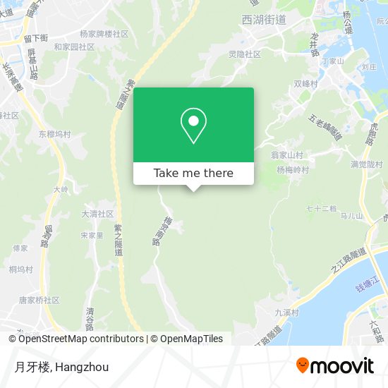 月牙楼 map