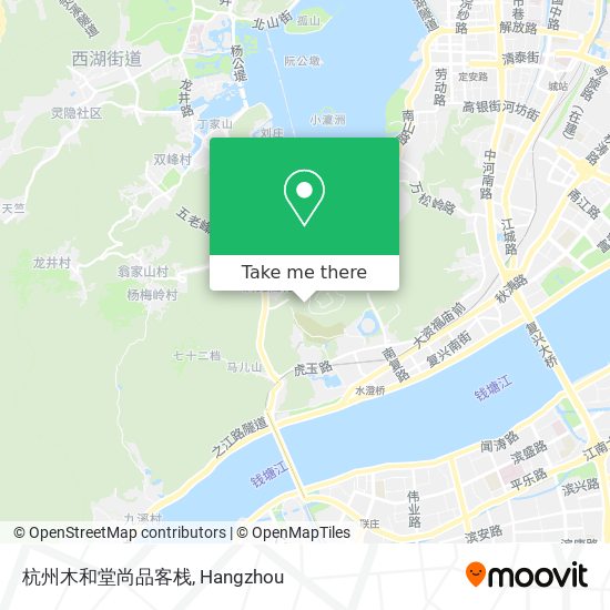 杭州木和堂尚品客栈 map