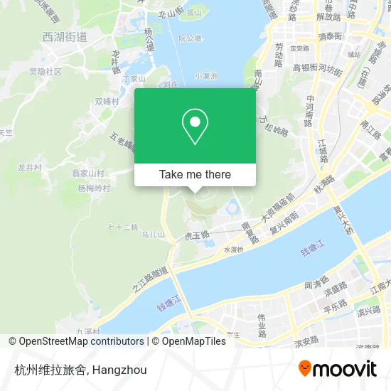 杭州维拉旅舍 map