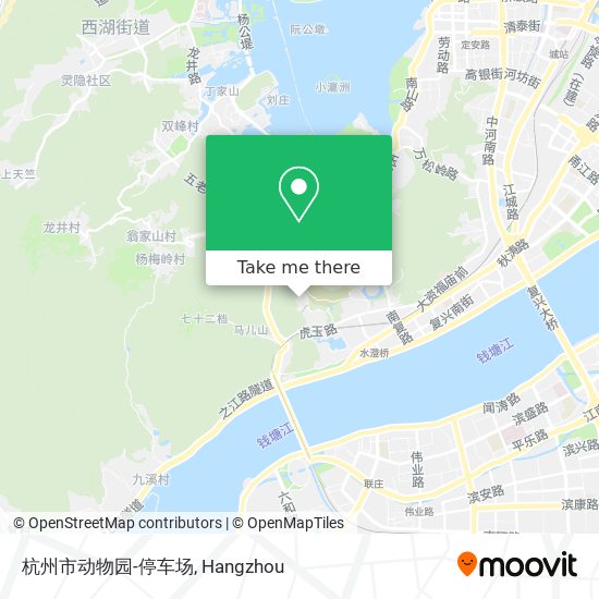 杭州市动物园-停车场 map