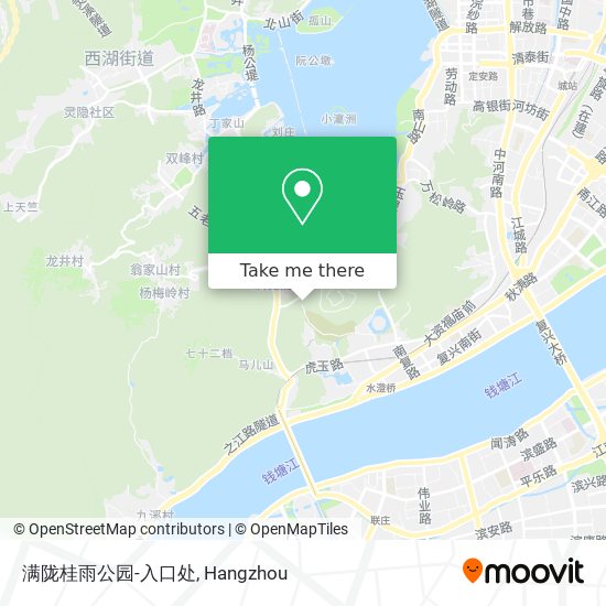 满陇桂雨公园-入口处 map