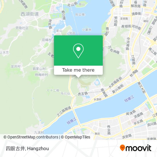 四眼古井 map