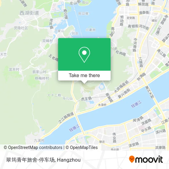 翠筠青年旅舍-停车场 map