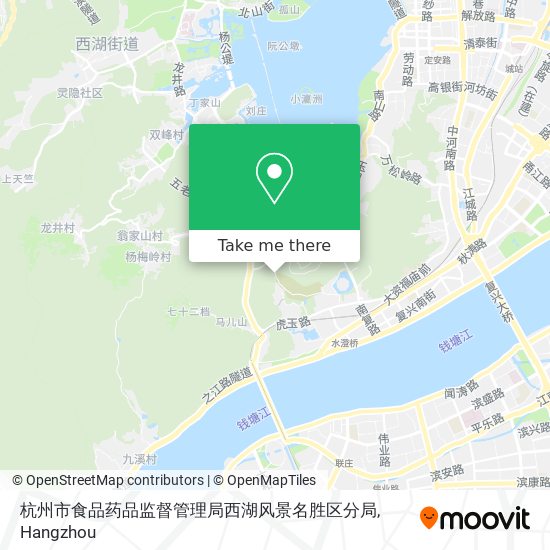 杭州市食品药品监督管理局西湖风景名胜区分局 map