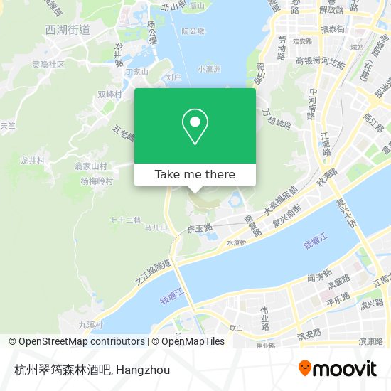 杭州翠筠森林酒吧 map