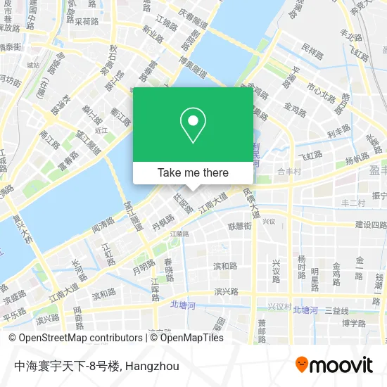 中海寰宇天下-8号楼 map