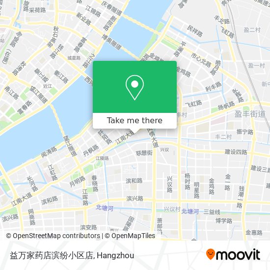 益万家药店滨纷小区店 map