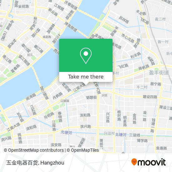 五金电器百货 map