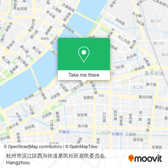 杭州市滨江区西兴街道星民社区居民委员会 map