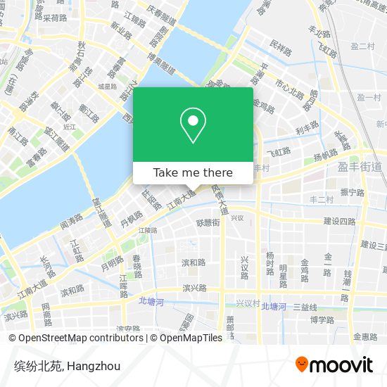 缤纷北苑 map