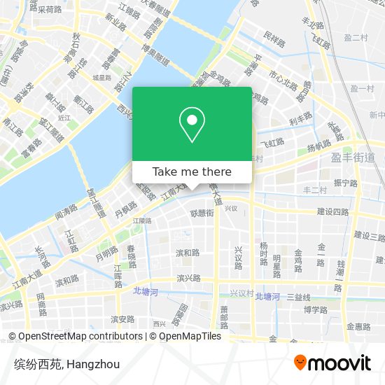 缤纷西苑 map