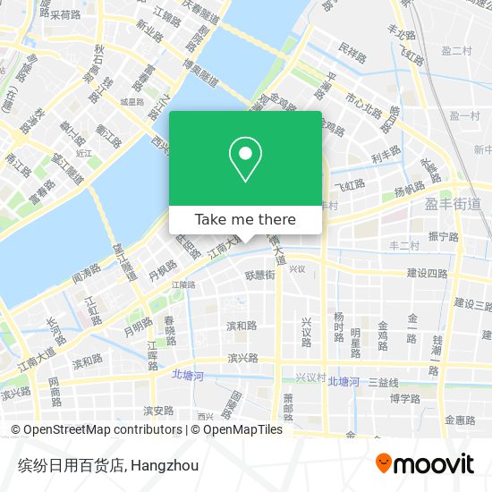 缤纷日用百货店 map