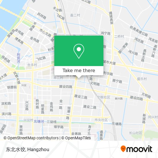 东北水饺 map