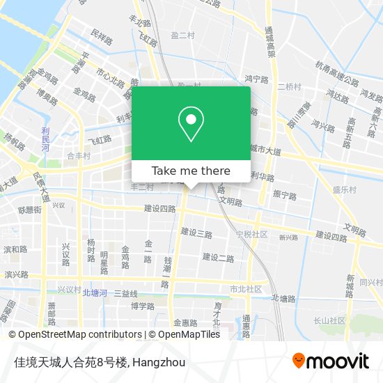 佳境天城人合苑8号楼 map