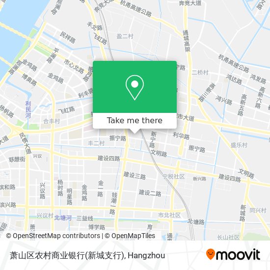 萧山区农村商业银行(新城支行) map