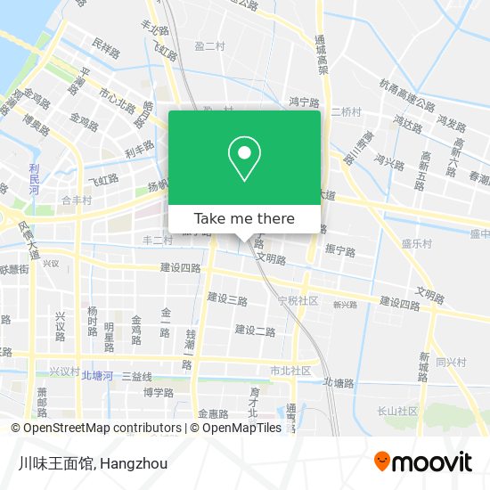 川味王面馆 map