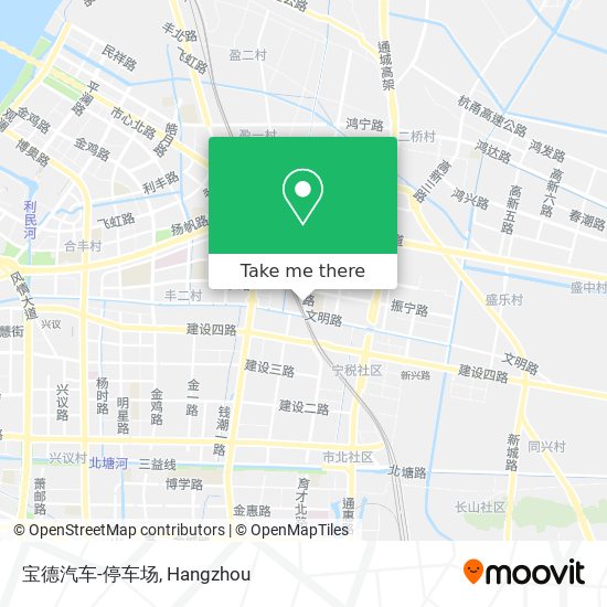 宝德汽车-停车场 map