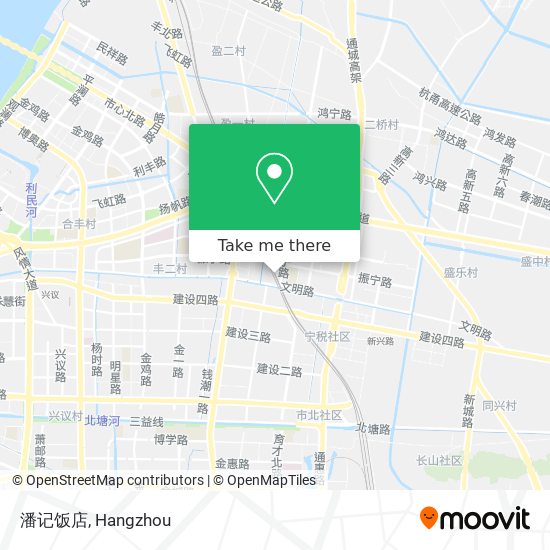 潘记饭店 map