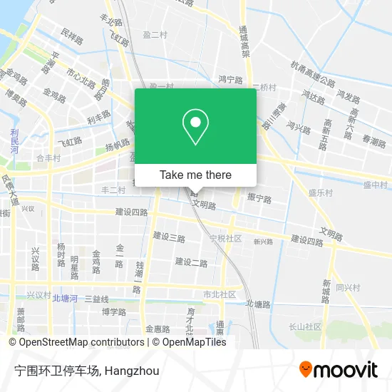 宁围环卫停车场 map