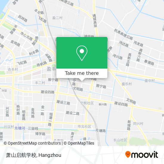 萧山启航学校 map