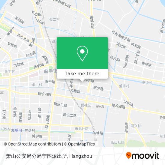 萧山公安局分局宁围派出所 map