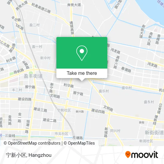 宁新小区 map