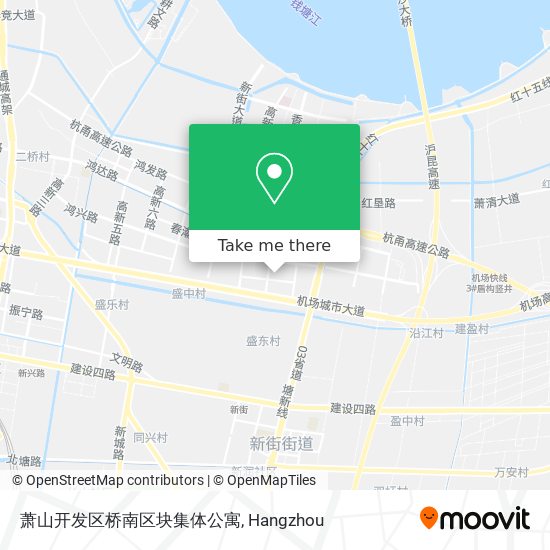 萧山开发区桥南区块集体公寓 map