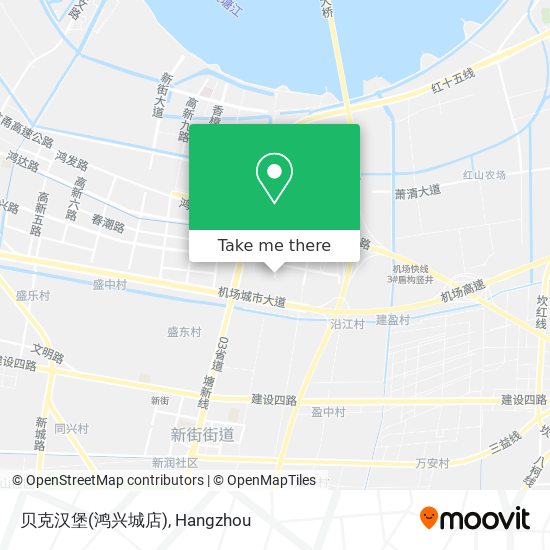 贝克汉堡(鸿兴城店) map