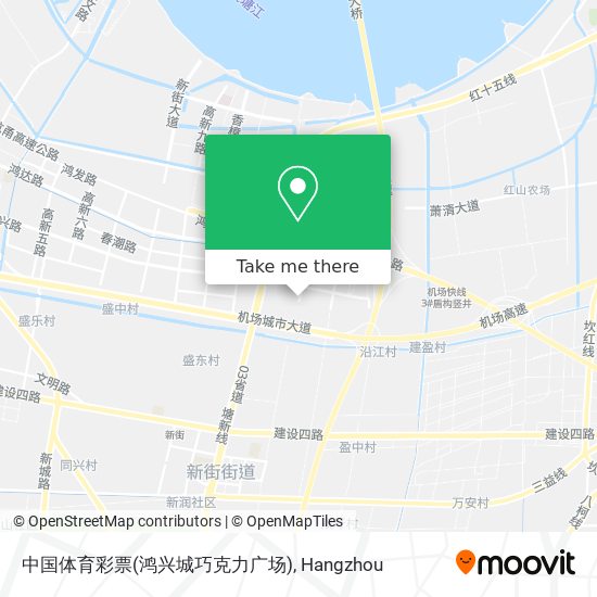 中国体育彩票(鸿兴城巧克力广场) map